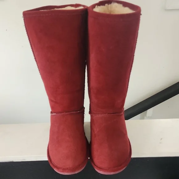 BearPaw Red Tall Winter Boots - Picture 7 of 7